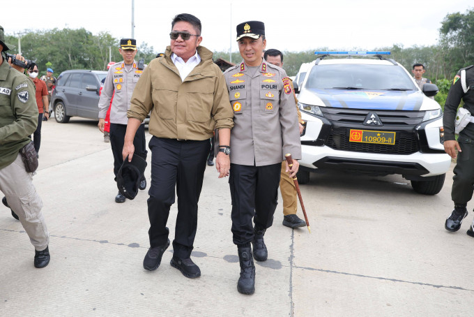 Kapolda Sumsel Kawal Langsung Kesiapan Jalur Mudik Tol Kapal Betung