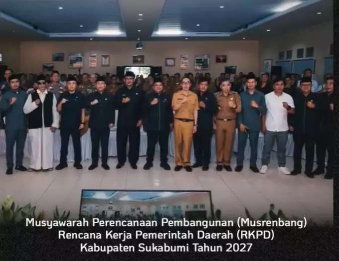 Ketua DPRD Sukabumi Hadiri Musrenbang RKPD 2027, Tegaskan Komitmen Arah Pembangunan Berbasis Aspirasi Masyarakat