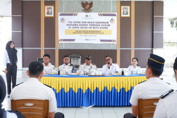 Berantas Narkoba! BNN Gelar Tes Urine di Lapas Kayu Agung, Tegaskan Komitmen Bersih dari Halinar