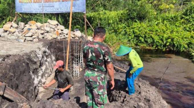 Gercep Pembangunan Jembatan Garuda Terus Berlanjut