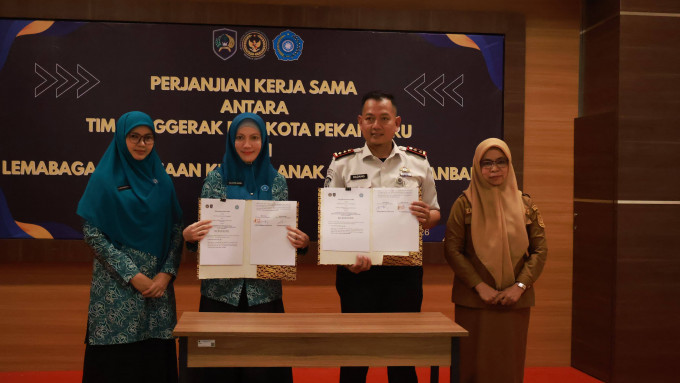 ‎Komitmen Pemenuhan Hak Anak, PKK Pekanbaru  Jalin Kerja Sama Lapas Anak