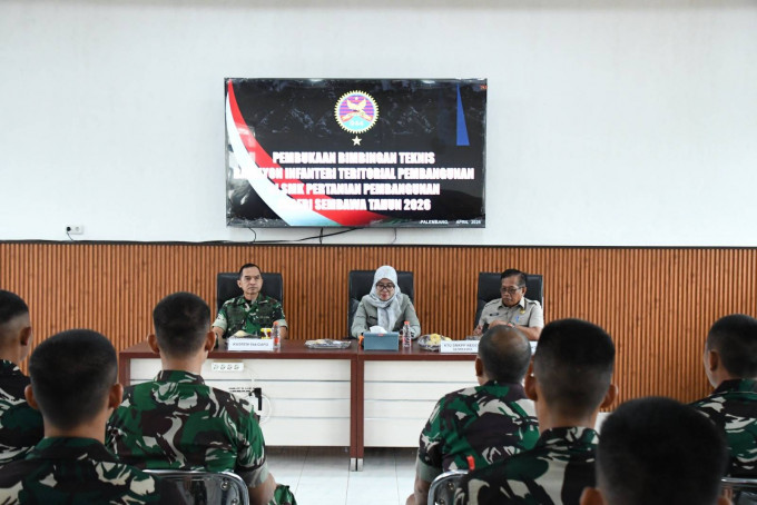 Bimtek Pertanian Resmi Dibuka, Tingkatkan Keterampilan Prajurit Yon TP