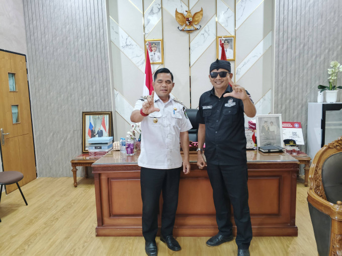 Wabup Erani Buka Pintu Lebar! Sambut Kedatangan Ketum LSM Maung, Bangun Sinergi Kuat