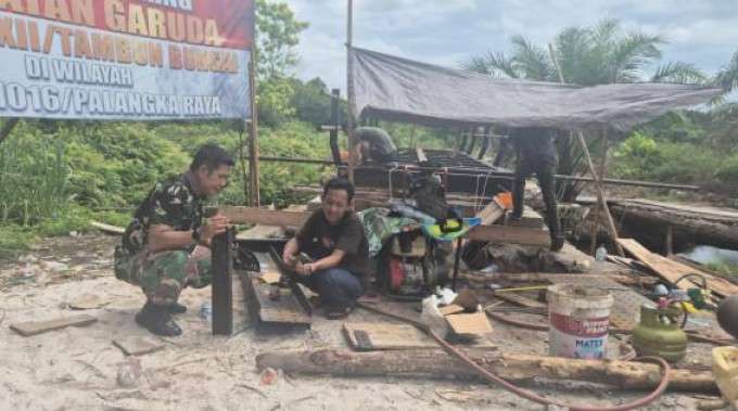 Pembangunan Jembatan Garuda Terus Dikebut