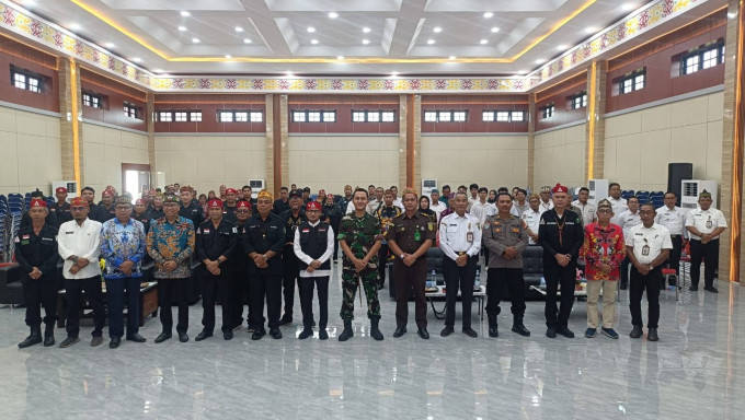 Bentuk Sinergi Bersama Komponen Masyarakat, Dandim 1016/Plk Hadiri Pelantikan dan Pengukuhan Batamad Kota Palangka Raya