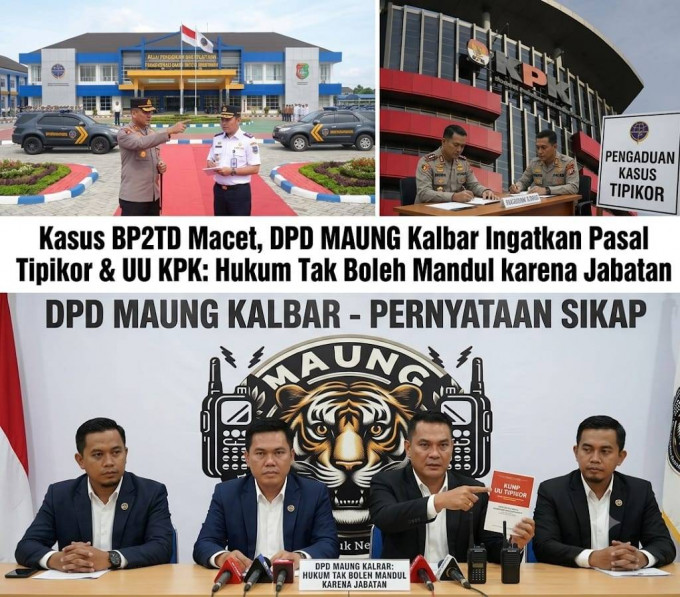 Kerugian Negara Rp32 Miliar, DPD MAUNG Kalbar Desak KPK: Telusuri Sampai Tuntas, Jangan Biarkan Kasus Ditutup
