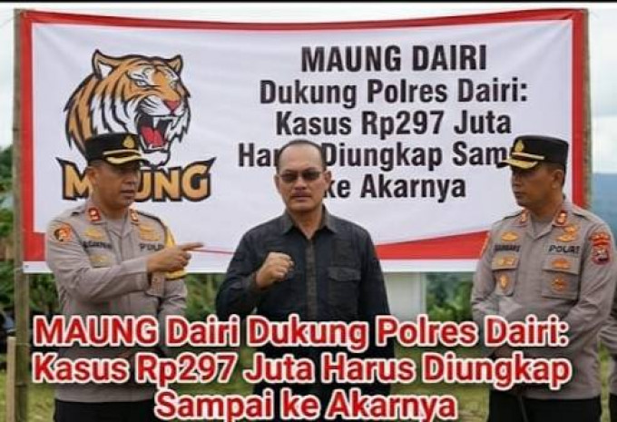 Polres Dairi Lanjutkan Kasus Begal Rekayasa Rp297 Juta, DPC MAUNG Dairi Minta Penyelidikan Tuntas dan Transparan