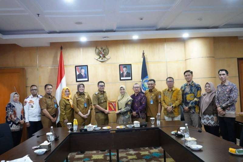 Plt Wako Pagar Alam Kunker ke Kota Tangerang Membahas Studi Tiru Strategi Peningkatan dan Pengelolaan PAD 