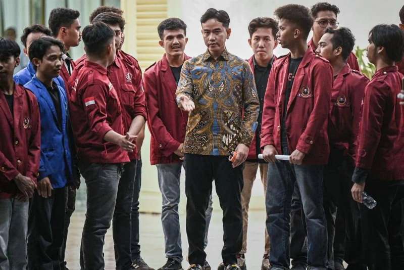 Usai temui mahasiswa, Gibran akan teruskan aspirasi ke Prabowo