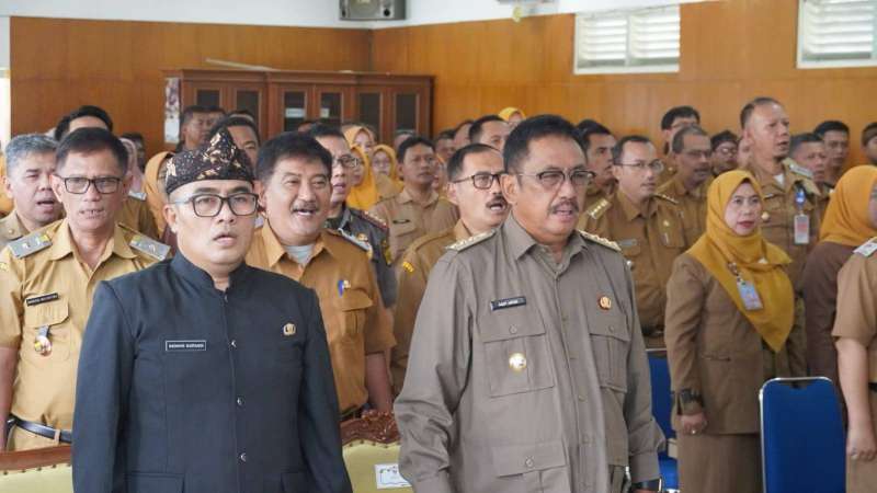 Kadis PU Kabupaten Sukabumi Uus Firdaus Hadiri Penandatanganan Komitmen Bersama GNSTA