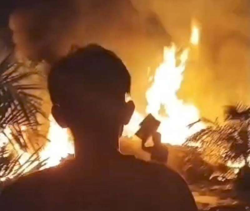 Dua Titik Ileggal Repinery Terbakar, Kinerja Polres Muba di Pertanyakan.
