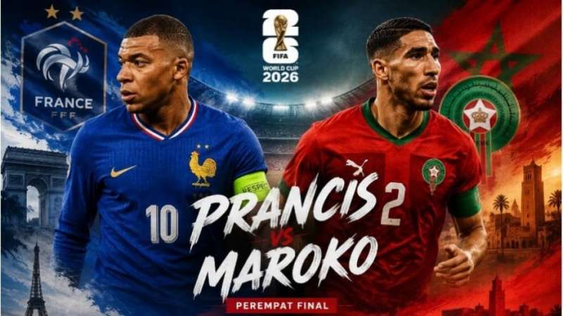 Perempat final Piala Dunia 2026: Maroko ancaman nyata buat Prancis