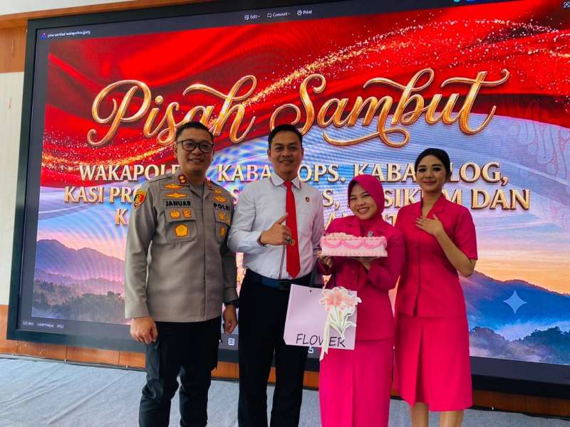Hangat, Penuh Kekeluargaan, Polres Pagar Alam Gelar Pisah Sambut Pejabat Utama