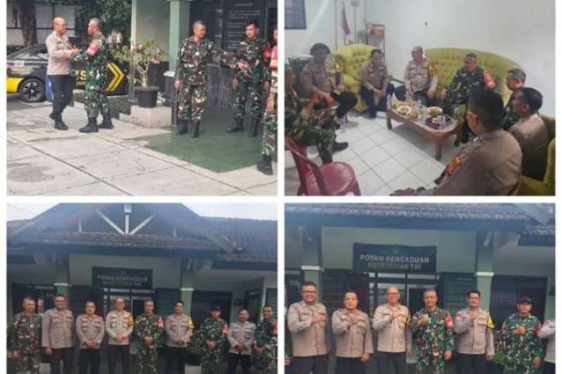Polsek Leuwiliang, Soliditas TNI–POLRI Terus Diperkuat, Jalin Silaturahmi dengan Koramil