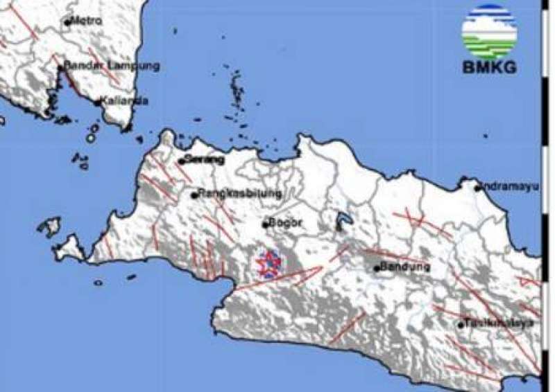 Sukabumi diguncang gempa malam ini