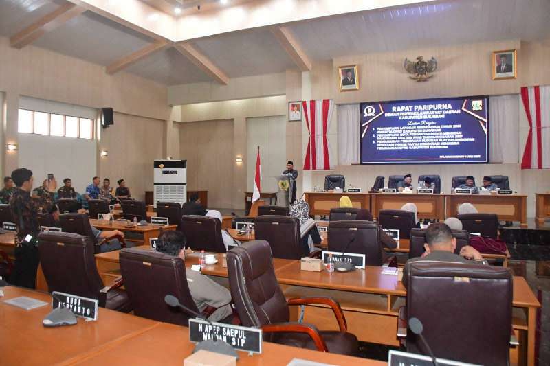 DPRD Kabupaten Sukabumi Bahas Hasil Reses, KUA-PPAS 2027 dan Tetapkan Perda Ketertiban Umum