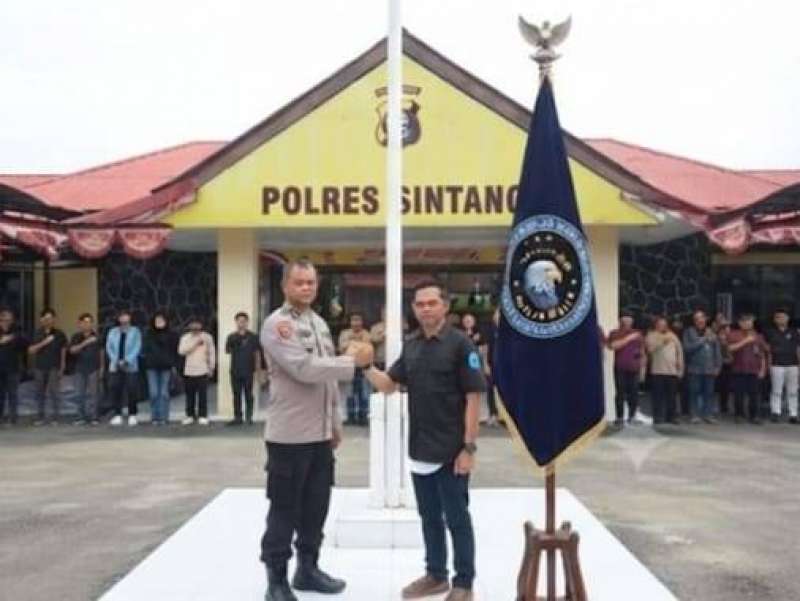 Bangun Komunikasi Terbuka, Rajawali Kalbar Dukung Penuh Polres Sintang Jaga Stabilitas Daerah