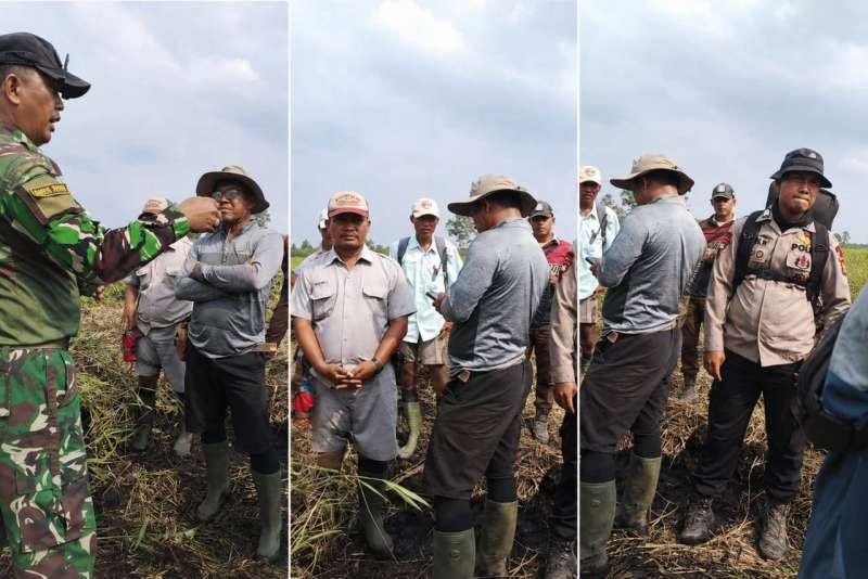 Puluhan Warga Ulak Pianggu dan Keman Baru Setop Alat Berat PT Kelantan Sakti 3, Sengketa Lahan Memanas