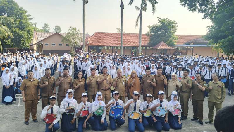 Gelar MPLS Ramah dan Bebas Perpeloncoan, SMKN 4 Palembang Sambut 666 Siswa Baru