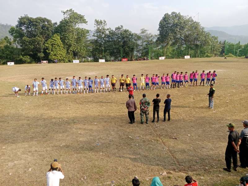 Pertandingan perdana Turnamen Pordes CUP Desa Bantar karet  Resmi Dibuka