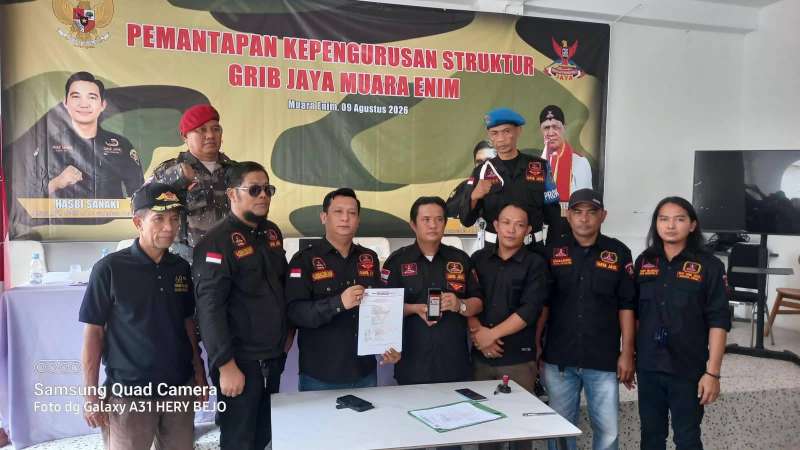 Tegaskan Kedaulatan Daerah Ketua DPC GRIB Jaya dan Ketua BPAN LAI Muara Enim Kecam Aktivis Luar yang Mencoba Mengobok-obok Kabupaten Muara Enim