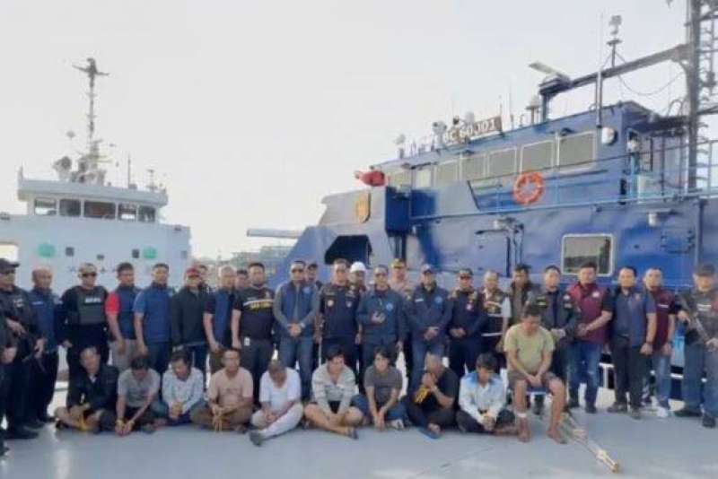 Penyelundupan 2,6 Ton sabu cair dari kapal berbendera Tanzania digagalkan tim gabungan