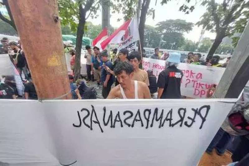 Demo 27 Agustus, ini sejumlah titik aksi dan tuntutan massa