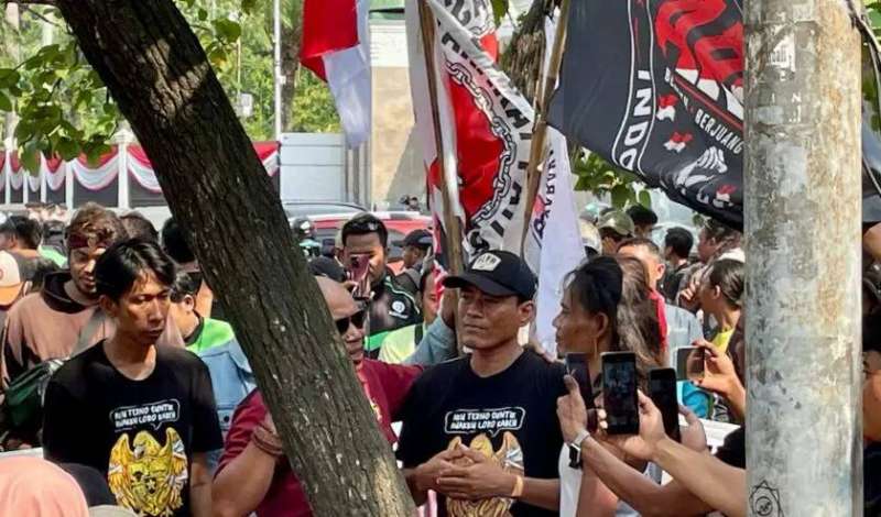 Tarik diri usai sampaikan aspirasi, Botok ogah dibenturkan dengan massa bayaran