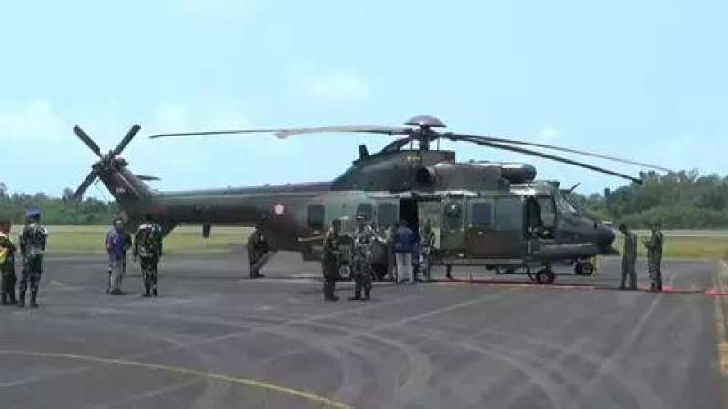 IKN dikepung karhutla, TNI AU kerahkan helikopter water bombing