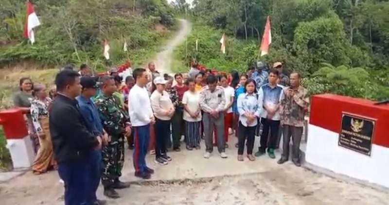 Jembatan Beton Aek Maranti Rampung 100 Persen, 450 Warga Kini Punya Akses Lebih Lancar