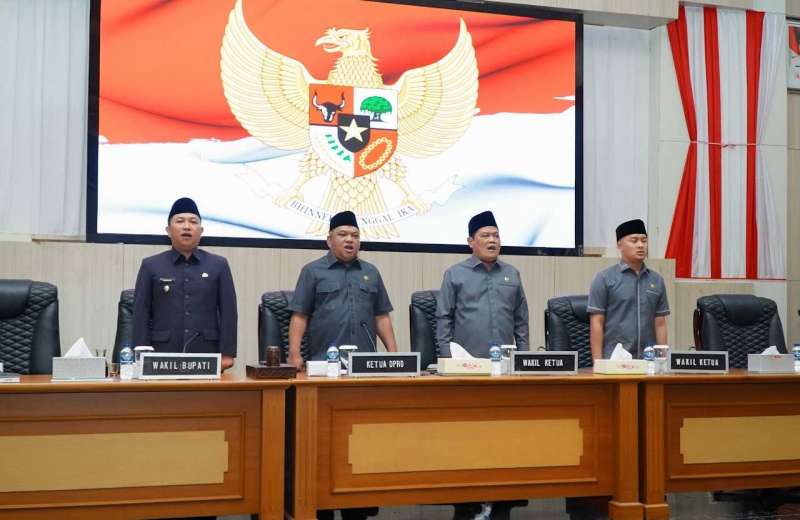 Rapat Paripurna ke-18 DPRD Kabupaten Sukabumi, Fraksi-Fraksi Beri Catatan terhadap Perubahan APBD 2026
