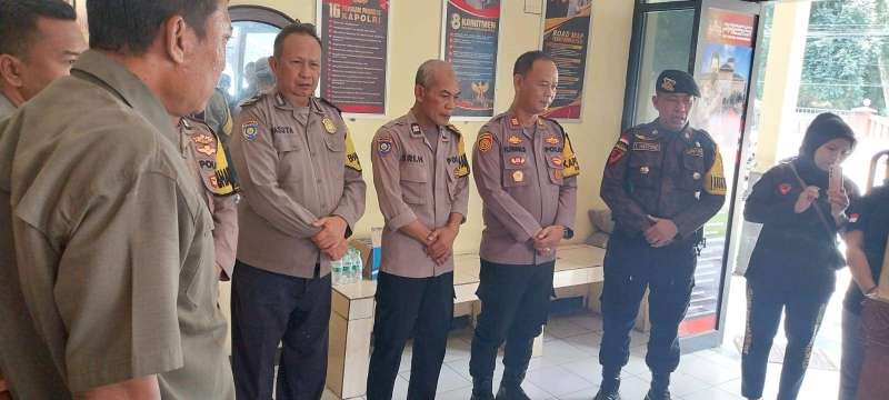 Kunjungan silaturahmi KBPP ke Polsek Rumpin