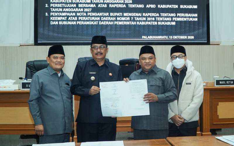 Bupati Sukabumi Tekankan Pengelolaan Anggaran yang Akuntabel dalam Paripurna DPRD