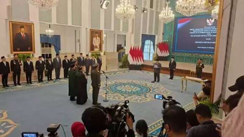 Maruli Simanjuntak dilantik jadi Wakil Panglima TNI, Budi Revita jabat KSAD