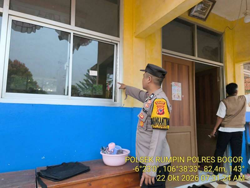 Polsek Rumpin Selidiki Dugaan Pencurian Sejumlah Peralatan Elektronik di Sekolah Dasar