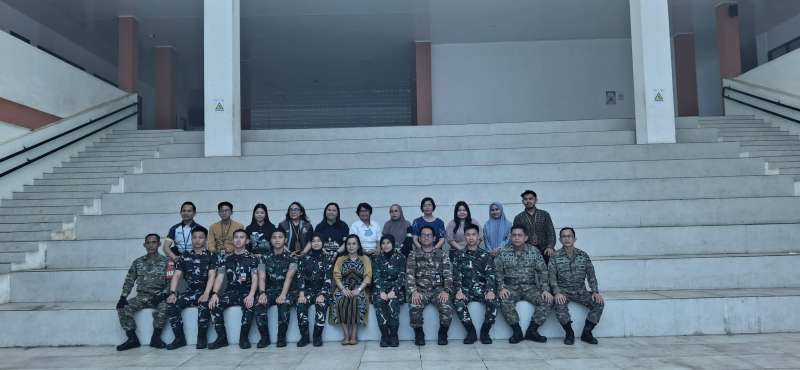 Kasdim 1016/Plk Hadiri Pelepasan Mahasiswa Kadet UNHAN RI