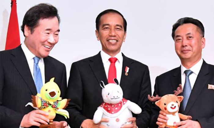 Terima 2 Pemimpin Korea, Presiden Jokowi: Asian Games 2018 Jadi Momen Penting Perdamaian