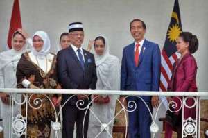 Presiden Jokowi Terima Kunjungan Raja Malaysia
