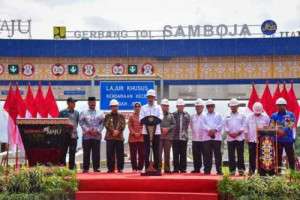 Presiden Jokowi Resmikan Seksi II, III, dan IV Jalan Tol Balikpapan-Samarinda