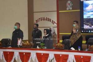 DPRD Mesuji Gelar Rapat Paripurna Pembicaraa Tingkat I Penyampaian Raperda Perubahan APBD 2020