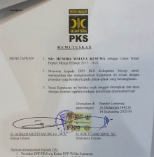 Pasal Wabup Mesuji, PKS Usung Hendra Wijaya