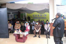 Pencanangan Vaksinasi COVID-19 Dikabupaten Sukabumi Dimulai