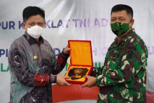 Sambut Kunjungan Danpuslatpur Kodiklat TNI AD, Bupati OKUT Harapkan Sinergitas Yang Baik