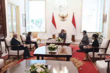 Presiden Jokowi Terima Kunjungan Menteri Angkatan Bersenjata Prancis