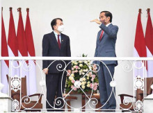 Presiden Jokowi Bertemu Pimpinan ADB di Istana Bogor