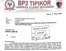 Sebelum Kena OTT, Bupati Bogor telah Dilaporkan BP2 Tipikor Aliansi Indonesia ke KPK