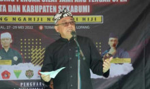 H. Iyos Somantri Membuka Pasanggiri Ibing Pencak Silat Antar Perguruan Se Kabupaten dan Kota Sukabumi