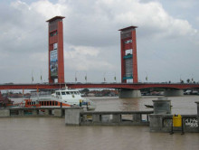 Jembatan Ampera Palembang Ditutup Saat Malam Tahun Baru