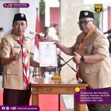 Ade Suryaman Dilantik Menjadi Ketua KWARCAB, Bupati Sukabumi "Lakukan Pembinaan Sesuai Karakter dan topografi"