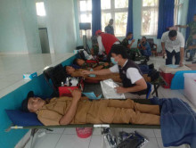 HUT TNI AU Ke 77, UPTD PU Jampangkulon Donor Darah